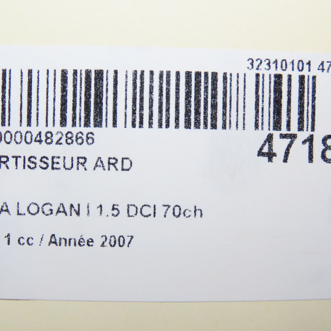 Amortisseur arrière droit occasion DACIA LOGAN I Phase 1 06-2005->06-2008 1.5 DCI 70ch 6001549248 3