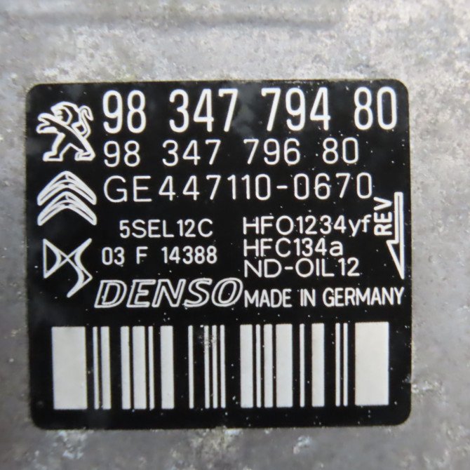 Compresseur air conditionne occasion  9829934580 5