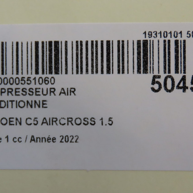 Compresseur air conditionne occasion  9829934580 7