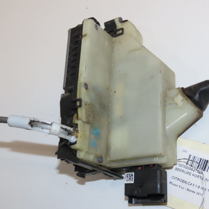 Serrure porte avd occasion CITROEN C4 II Phase 1 10-2010->01-2015 1.6 HDI 115ch 9136GR 2