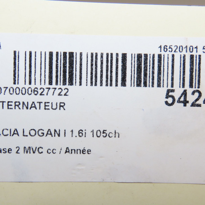 Alternateur occasion  8200728292 8