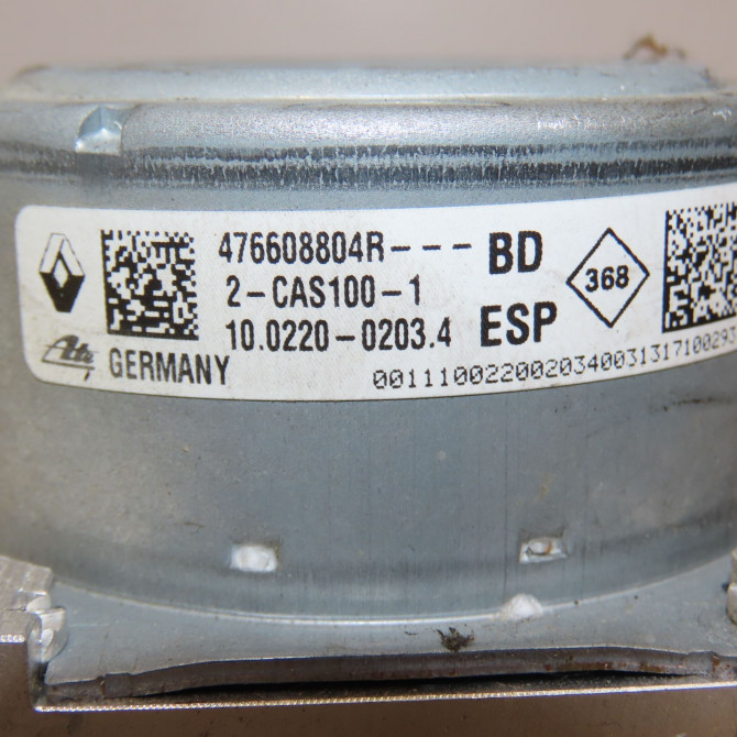 Unité hydraulique ABS occasion DACIA LODGY Phase 1 01-2012->... 1.2 TCE 115ch 476605737R 6