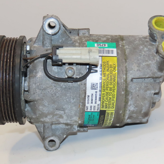 Compresseur air conditionne occasion OPEL MERIVA I Phase 2 01-2006->09-2010 1.6 TWINPORT 93168625 2
