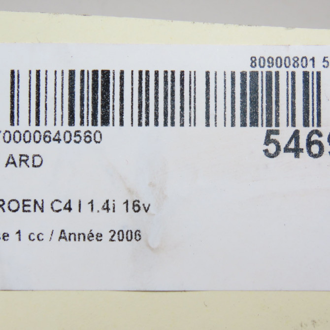 Feu arrière droit occasion CITROEN C4 I Phase 1 11-2004->07-2008 1.4i 16v 6351T8 6