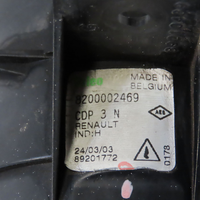 Phare antibrouillard avant gauche occasion NISSAN MICRA III Phase 2 11-2005->11-2007 1.5 DCI 86ch 2615589925 4