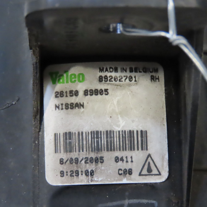 Phare antibrouillard avant droit occasion NISSAN MICRA III Phase 2 11-2005->11-2007 1.5 DCI 86ch 2615089925 4
