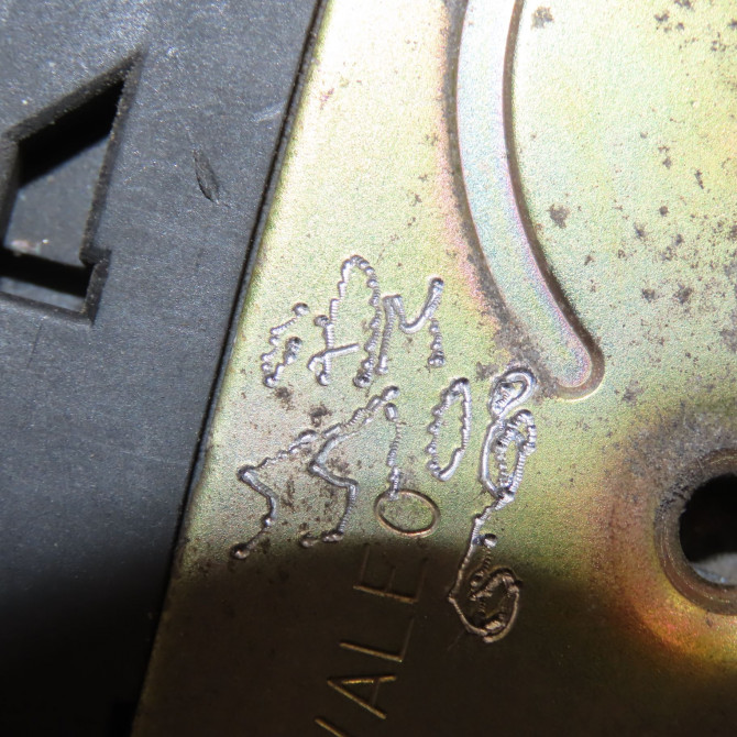 Serrure porte arg occasion PEUGEOT 206 Phase 1 09-1998->03-2009 2.0 HDI 9137E5 4