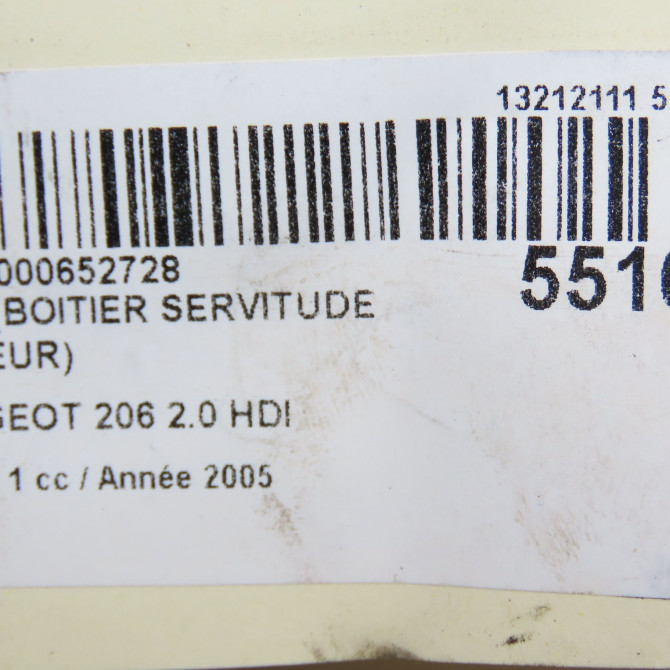 occasion PEUGEOT 206 Phase 1 09-1998->03-2009 2.0 HDI 5