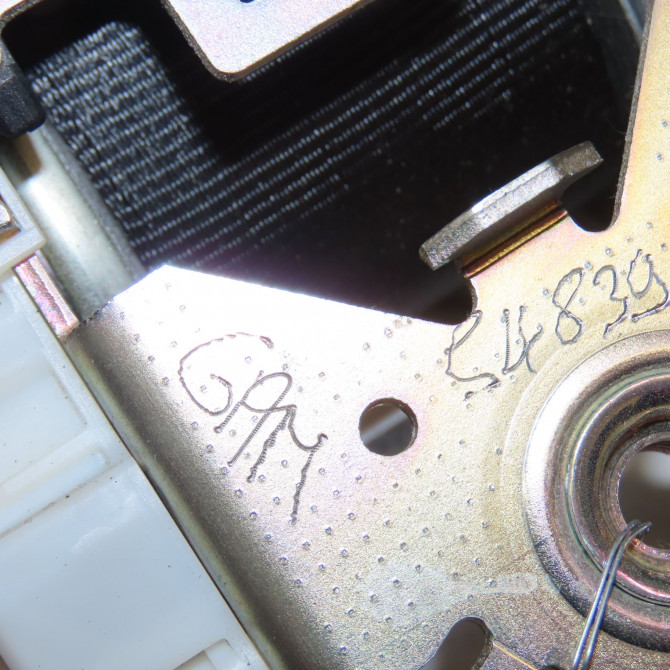 Ceinture avant droite occasion PEUGEOT 5008 I Phase 1 11-2009->12-2013 1.6 HDI 112ch 98019795XX 5