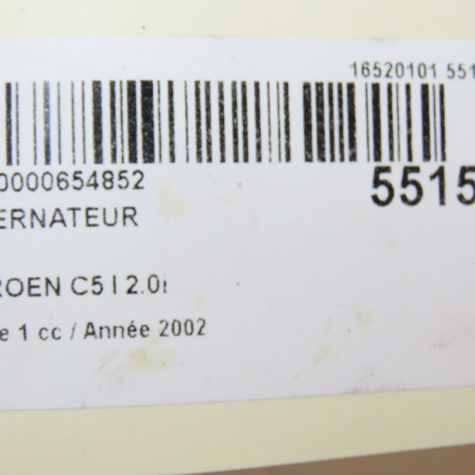 Alternateur occasion CITROEN C5 I Phase 1 03-2001->09-2004 2.0i 5705KY 8