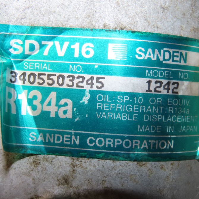 Compresseur air conditionne occasion CITROEN C5 I Phase 1 03-2001->09-2004 2.0i 6453JF 6