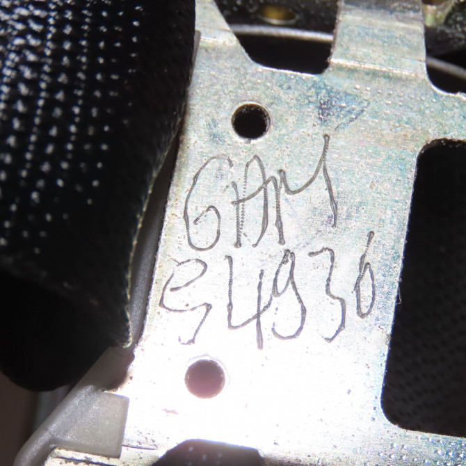 Ceinture arrière droite occasion OPEL CORSA III Phase 2 08-2003->09-2006 13181469 4