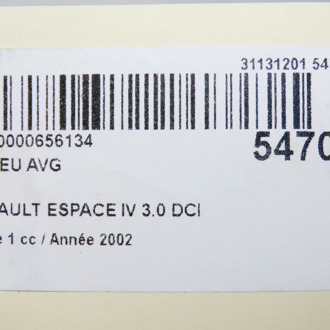 Moyeu avg occasion RENAULT ESPACE IV Phase 1 09-2002->03-2006 3.0 DCI 8200570190 7