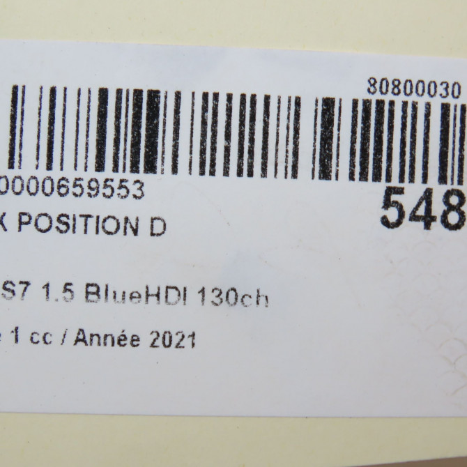 occasion DS 146 Phase 1 04-1995->04-1999 1.5 BlueHDI 130ch 9815740680 6