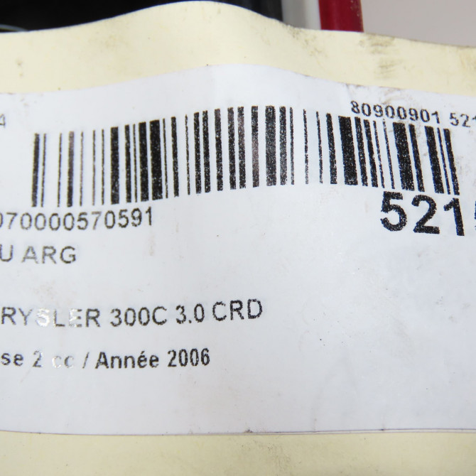 Feu arrière gauche occasion CHRYSLER 300C Phase 2 10-2007->01-2011 3.0 CRD 4805967AH 6