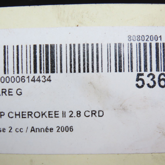 Phare gauche occasion JEEP CHEROKEE II Phase 2 09-2004->12-2007 2.8 CRD 55155817AD 6