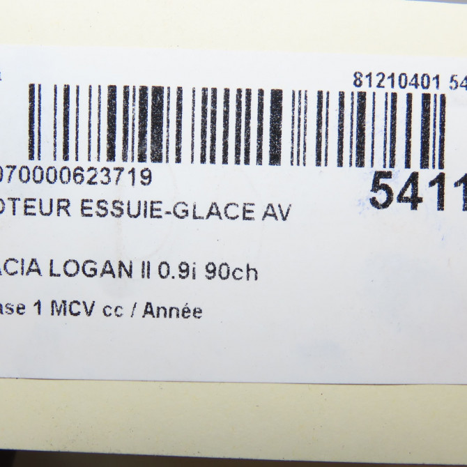Moteur essuie-glace avant occasion  288159333R 6