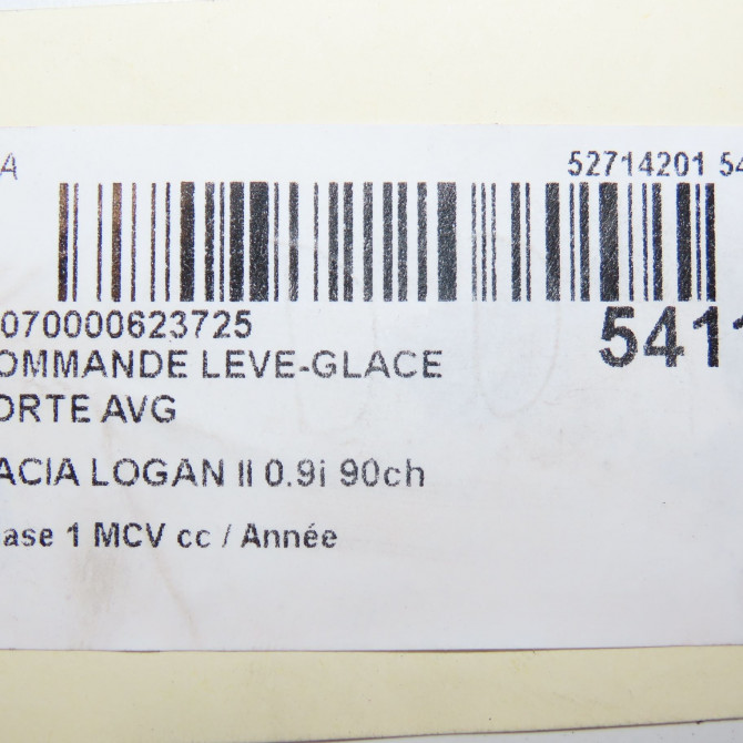 Commande lève-glace porte avant gauche occasion 6