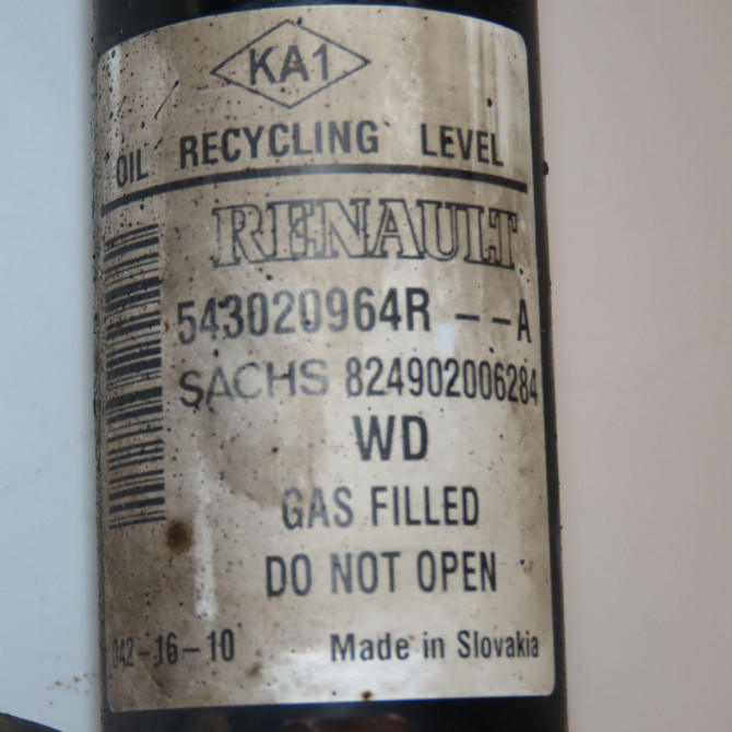 Amortisseur avant droit occasion DACIA DOKKER Phase 1 09-2012->... 1.2 TCE 115ch 543021775R 2