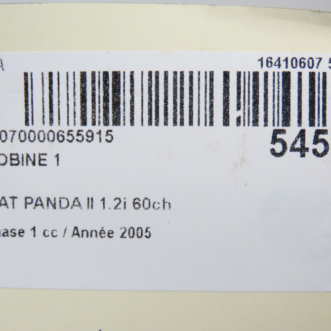 occasion FIAT PANDA II Phase 1 09-2003->12-2012 1.2i 60ch 5
