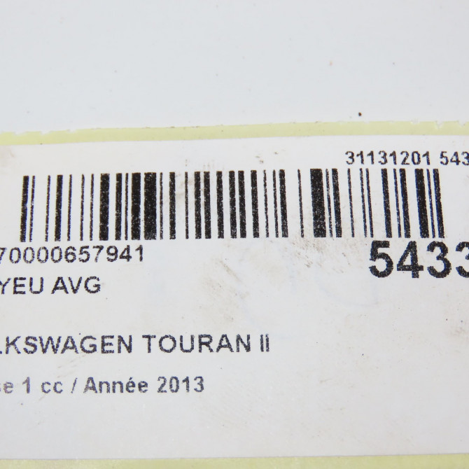 Moyeu avg occasion VOLKSWAGEN TOURAN II Phase 1 09-2010->12-2015 2.0 TDI 140ch 5K0498621 4