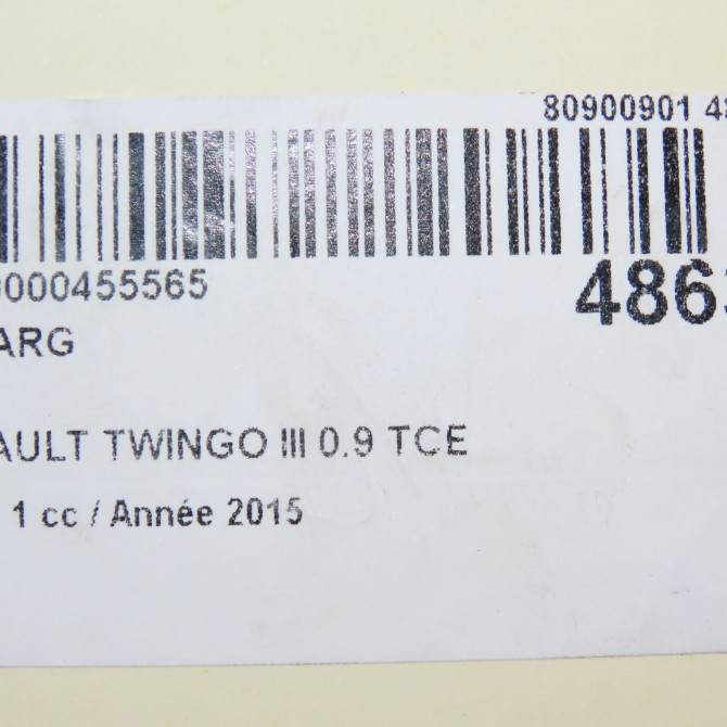 Feu arrière gauche occasion RENAULT TWINGO III Phase 1 06-2014->... 0.9 TCE 12v 90ch 265555949R 6