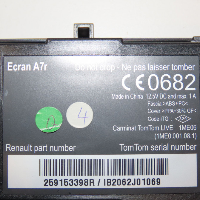 Afficheur digital occasion RENAULT SCENIC III Phase 2 12-2011->03-2013 1.6 DCI 130ch 5