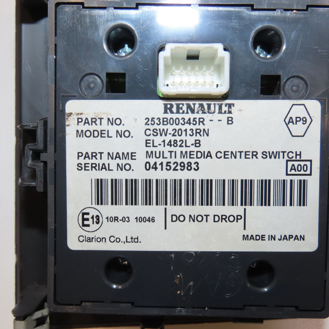 Commande autoradio occasion RENAULT SCENIC III Phase 2 12-2011->03-2013 1.6 DCI 130ch 5