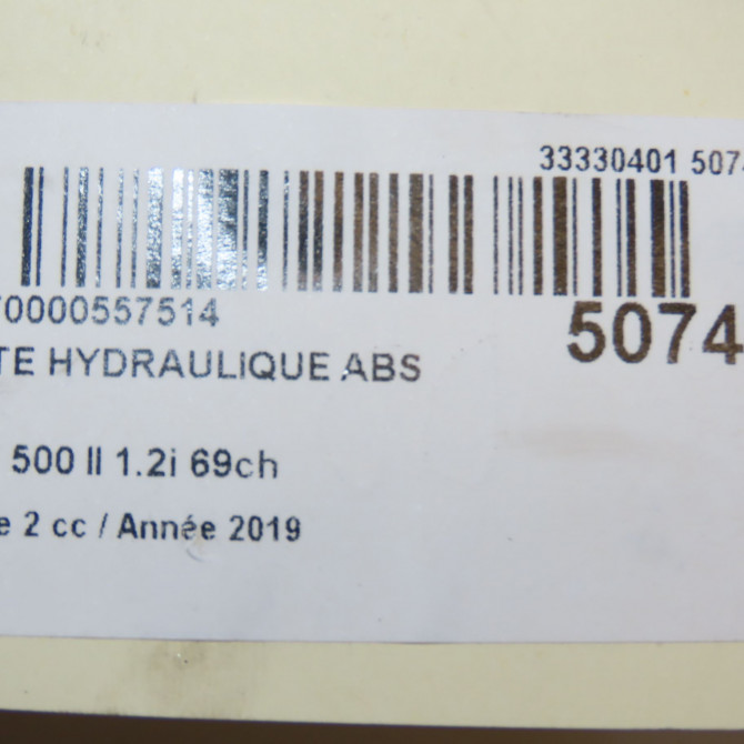 Unité hydraulique ABS occasion FIAT 500 II phase 2 04-2014->... 1.2i 69ch 71778449 6