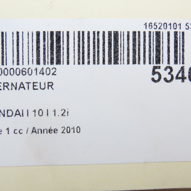 Alternateur occasion HYUNDAI I 10 I Phase 1 03-2008->12-2010 1.2i 3730003300 8