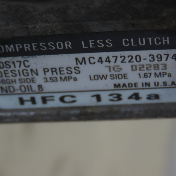 Compresseur air conditionne occasion JEEP CHEROKEE II Phase 2 09-2004->12-2007 2.8 CRD 55037467AC 6