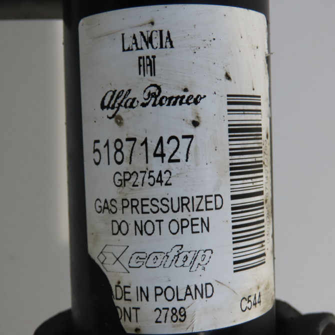 Amortisseur avant droit occasion FIAT 500 II phase 2 04-2014->... 1.2i 69ch 51872600 5