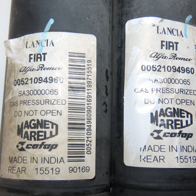 Amortisseur arrière droit occasion FIAT 500 II phase 2 04-2014->... 1.2i 69ch 52151120 2