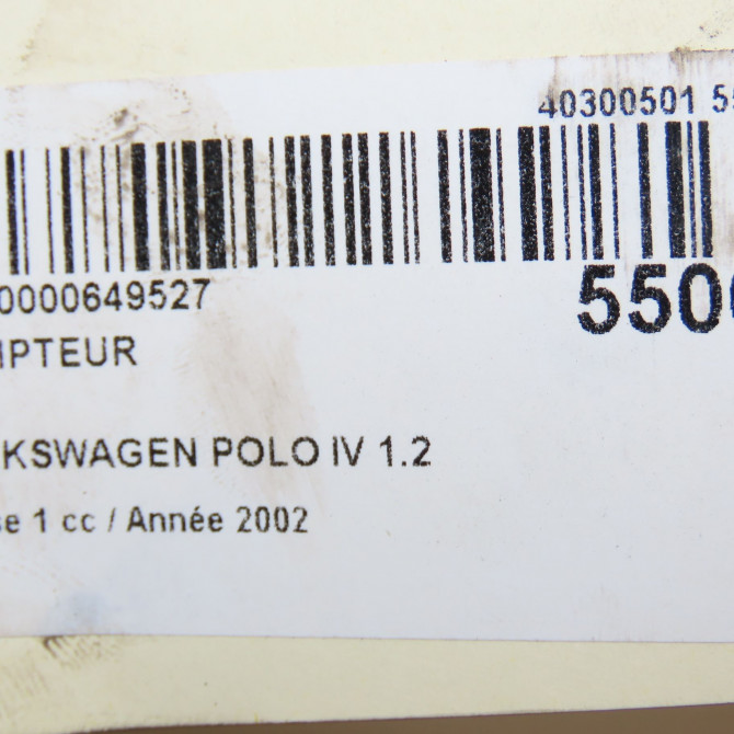 Compteur occasion VOLKSWAGEN POLO IV Phase 1 01-2002->05-2005 1.2 65ch 6Q0920820NX00E 7