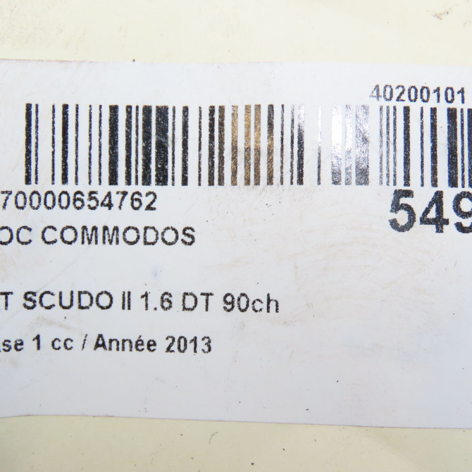 Bloc commodos occasion FIAT SCUDO II Phase 1 04-2007->... 1.6 DT 90ch 9806209388 8