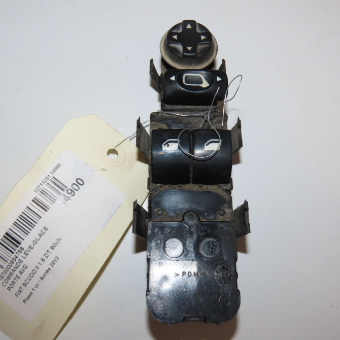 Commande lève-glace porte avant gauche occasion FIAT SCUDO II Phase 1 04-2007->... 1.6 DT 90ch 1401228388 1