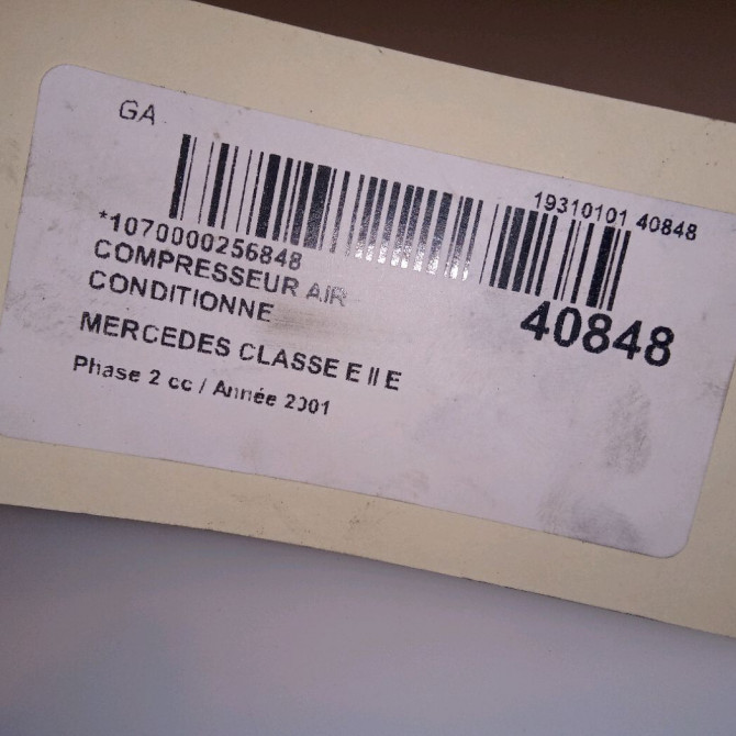 Compresseur air conditionne occasion MERCEDES CLASSE E II Phase 2 09-1999->03-2002 E 220 CDI 2307011 5