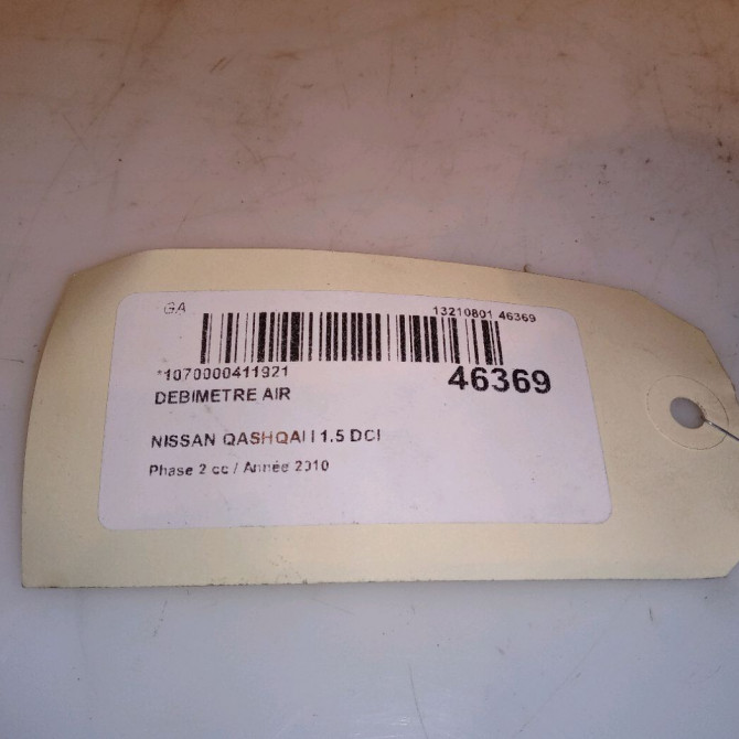 Debimetre air occasion NISSAN QASHQAI I Phase 2 03-2010->04-2014 1.5 DCI 110ch 1658000Q0A 4
