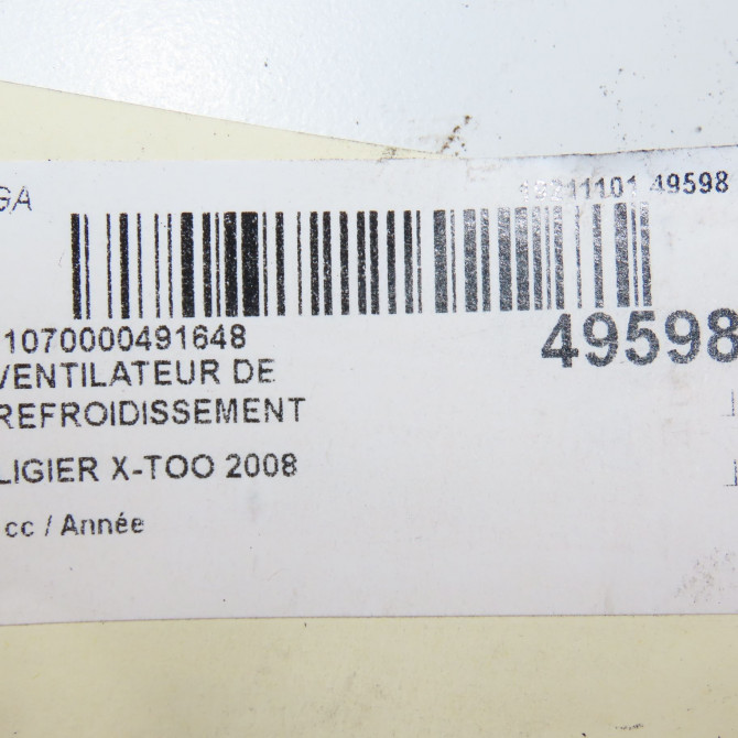 Ventilateur de refroidissement occasion LIGIER X-TOO 6