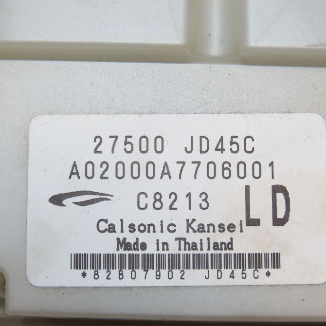 Commande de chauffage occasion NISSAN QASHQAI I Phase 1 01-2007->09-2010 1.5 DCI 106ch 27500JD45C 4