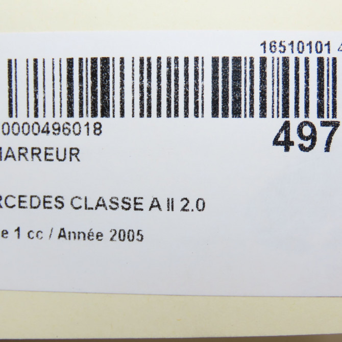 Démarreur occasion MERCEDES CLASSE A II Phase 1 12-2004->04-2008 2.0 CDI 16v 110ch 51517401 7
