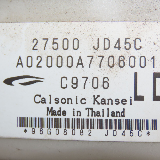 Commande de chauffage occasion NISSAN QASHQAI I Phase 1 01-2007->09-2010 1.5 DCI 106ch 27500JD45C 4
