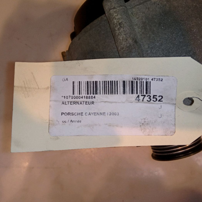 Alternateur occasion PORSCHE CAYENNE I 5705S4 5