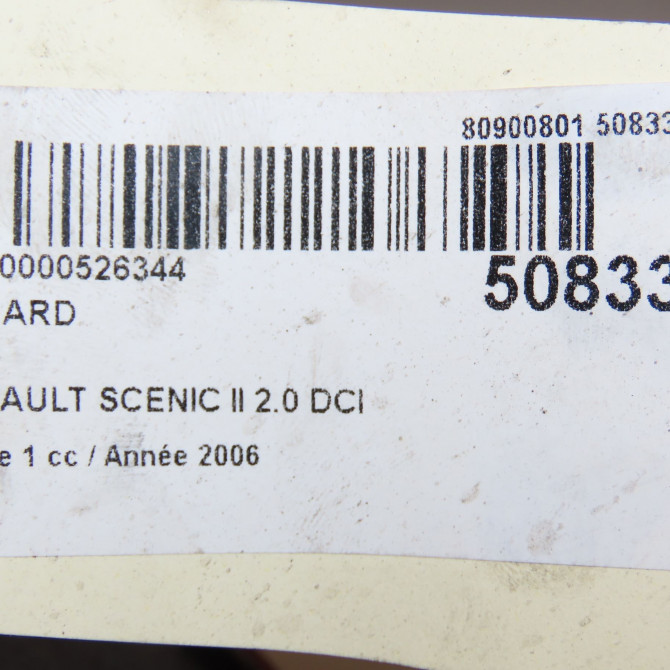 Feu arrière droit occasion RENAULT SCENIC II Phase 1 03-2004->09-2006 2.0 DCI 150ch 8200493375 5