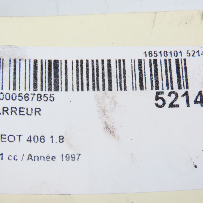 Démarreur occasion PEUGEOT 406 Phase 1 10-1995->04-1999 1.8 5802E4 7