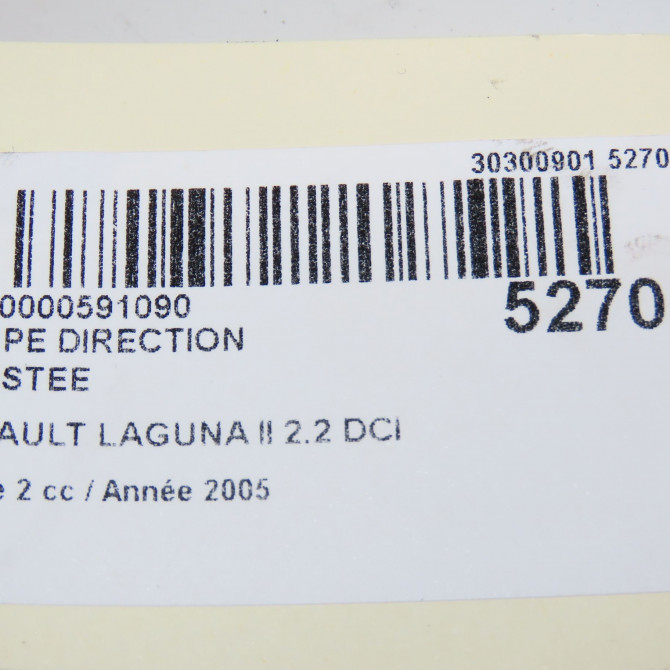 Pompe direction assistee occasion RENAULT LAGUNA II Phase 2 03-2005->09-2007 2.2 DCI 150ch 8200709229 7
