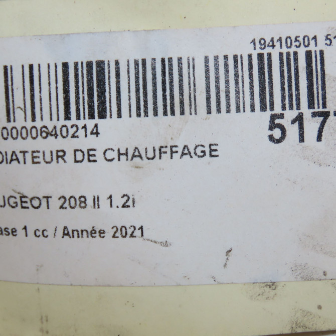 Radiateur de chauffage occasion  9840556680 5