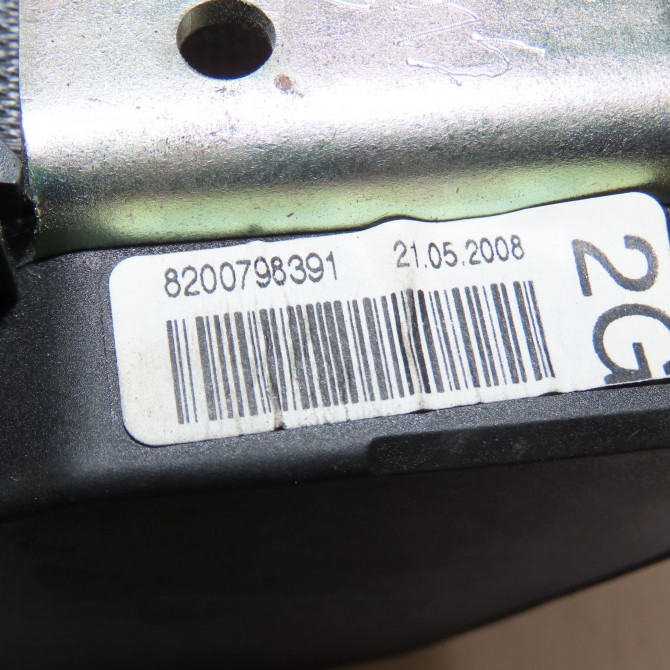 Ceinture arrière gauche occasion RENAULT SCENIC II Phase 2 09-2006->04-2009 1.5 DCI 105ch 8200798391 5