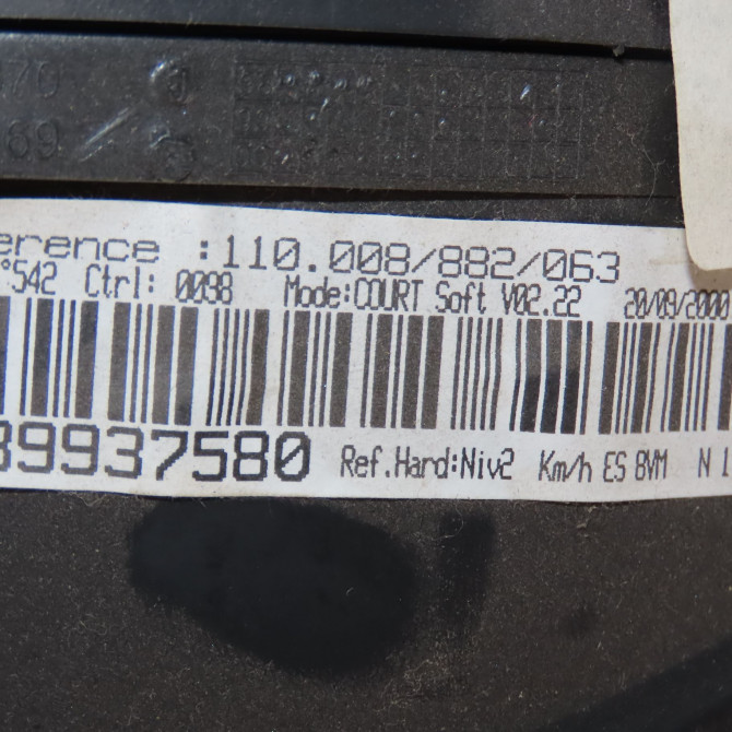 Compteur occasion PEUGEOT 406 Phase 2 04-1999->04-2004 1.8i 16v 610450 5