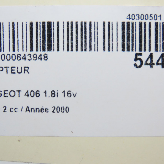 Compteur occasion PEUGEOT 406 Phase 2 04-1999->04-2004 1.8i 16v 610450 7